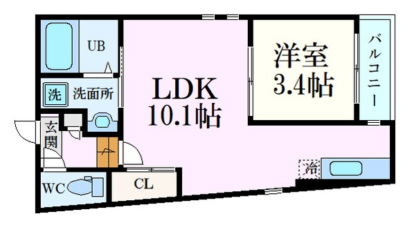 Grandtic東高須の物件間取画像